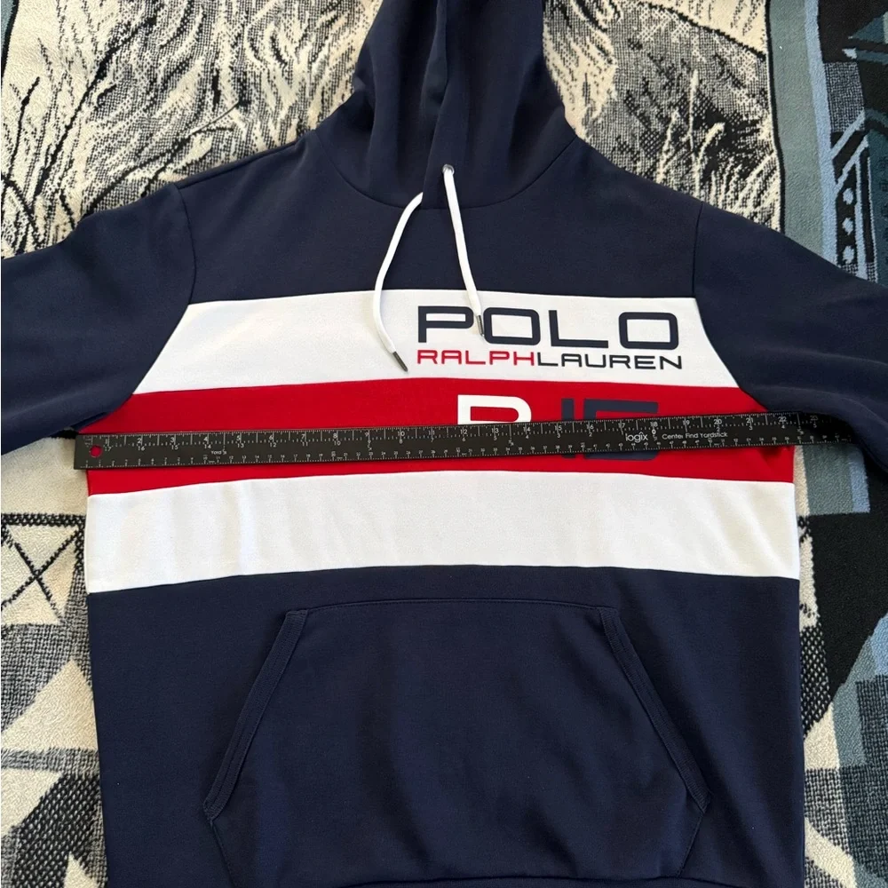 Polo Ralph Lauren Double Knit USAOffshore Racing P-15 Navy Blue/White/Red Hoodie